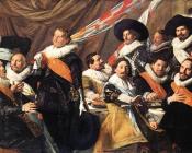 弗朗斯哈尔斯 - Banquet Of The Officers Of The St George Civic Guard Company